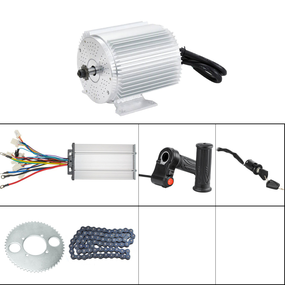 KUNRAY MY1020 High Speed Brushless Motor 36V 48V 1000W 1500W 1600W for Electric Scooter Go-Karts Motorcycle Motor Ebike Conversion Kit