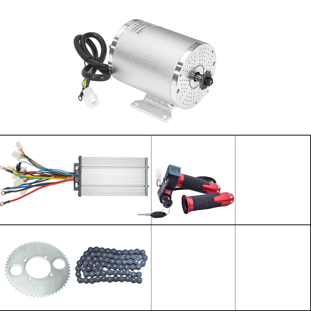 KUNRAY MY1020 High Speed Brushless Motor 36V 48V 1000W 1500W 1600W for Electric Scooter Go-Karts Motorcycle Motor Ebike Conversion Kit
