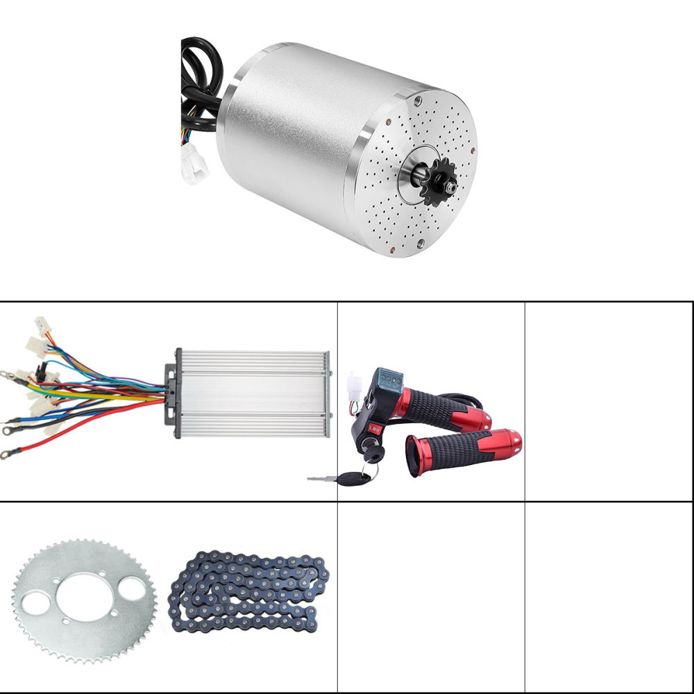 KUNRAY MY1020 High Speed Brushless Motor 36V 48V 1000W 1500W 1600W for Electric Scooter Go-Karts Motorcycle Motor Ebike Conversion Kit