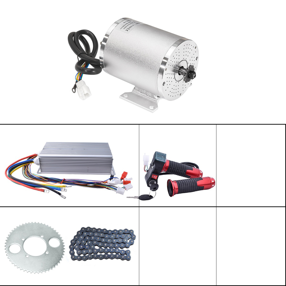 KUNRAY MY1020 High Speed Brushless Motor 36V 48V 1000W 1500W 1600W for Electric Scooter Go-Karts Motorcycle Motor Ebike Conversion Kit