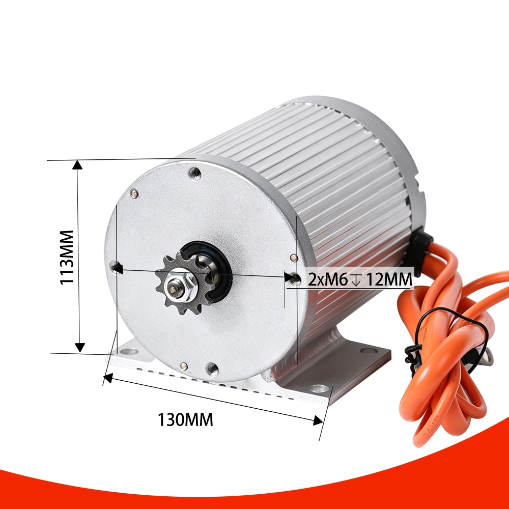 Kunray MY1030 motor externals showing serviceable sensor and sealed shaft areas