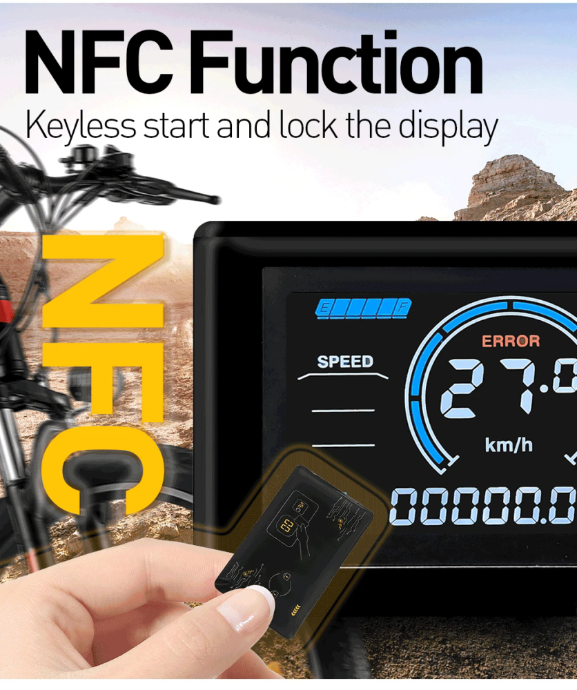 5000W E-Bike Conversion Kit 72V with UKC1 NFC Display Brushelss Gearless Rear Wheel Hub Motor 2000W,3000W For Electric Bicycle