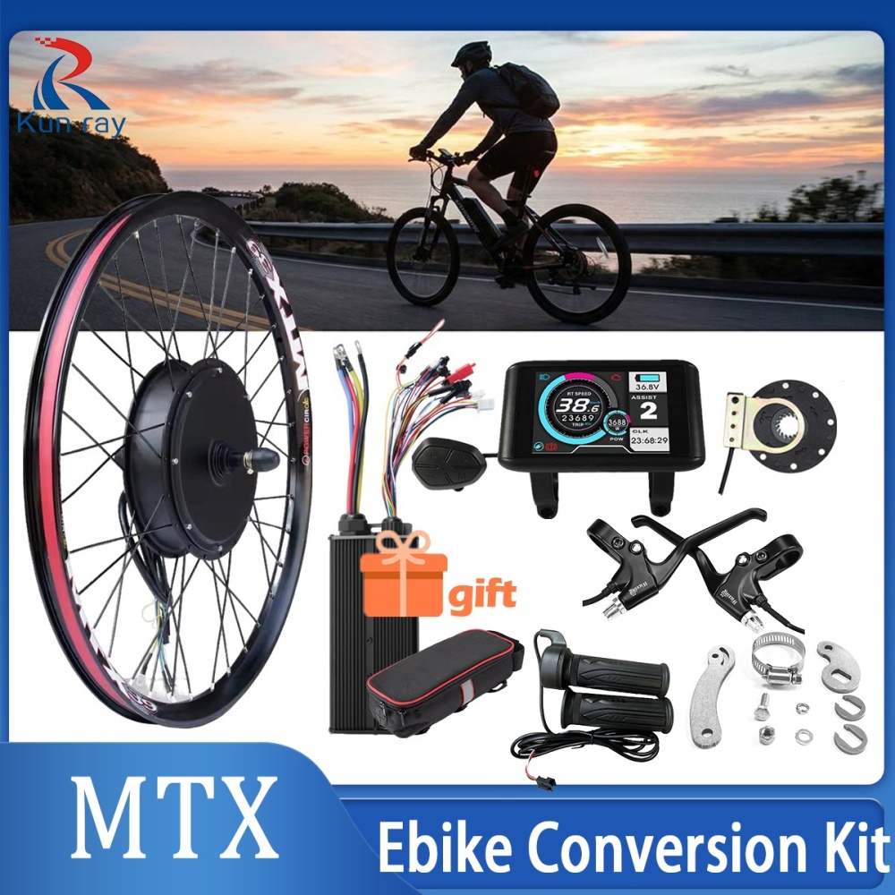 MTX 5000W E-Bike Conversion Kit 72V with TFT UKC1 NFC Display Brushelss Gearless Rear Wheel Hub Motor 2000W,3000W For Electric Bicycle