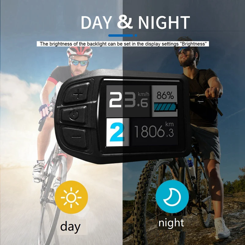 Ebike Conversion Parts 36V 48V 500W Ebike Controller 15A 22A with S966 NFC Display TFT UKC1 Display Waterproof Connector