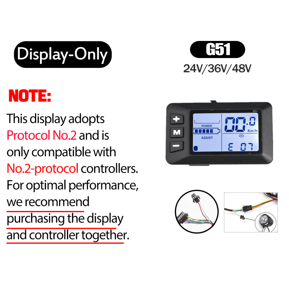 Ebike Sinawave Controller 36V/48V 17A/26A/30A with S966 NFC Display For 250W-1000W Electric Bicycle Conversion Parts E-scootor