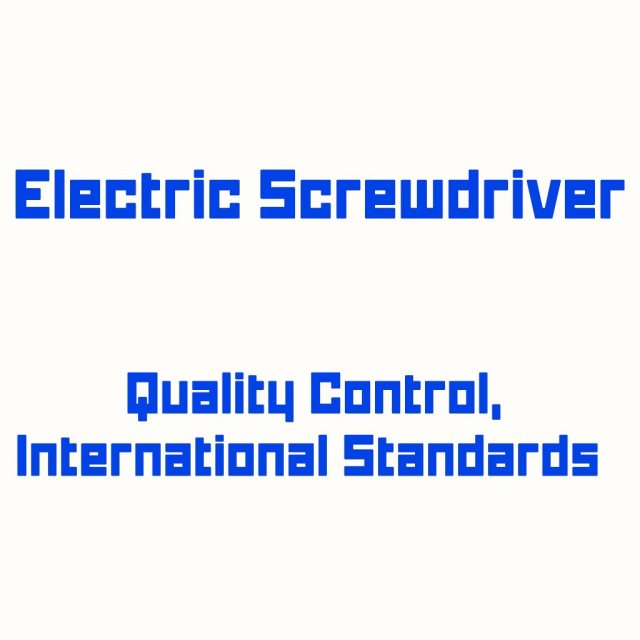 Electric Screwdriver