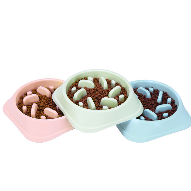 ITEM#33136  Slow Feeder Dog Bowls Puzzle Anti-Gulping Interactive Bloat Durable Preventing Choking Healthy Dogs Bowl