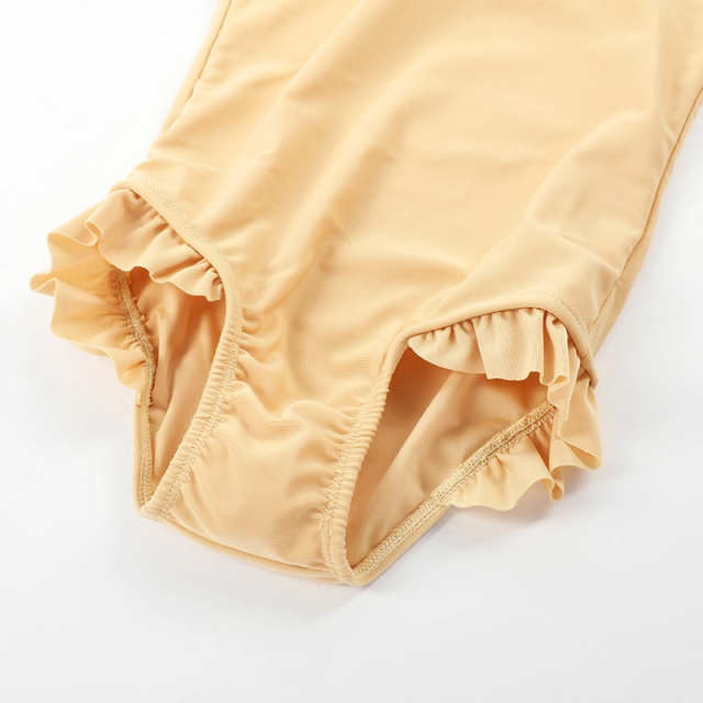 Designer Custom Children Two Piece Swimsuit for Baby Girls Cute Bikini Polyester Nylon Spandex Tropical Print Triangle