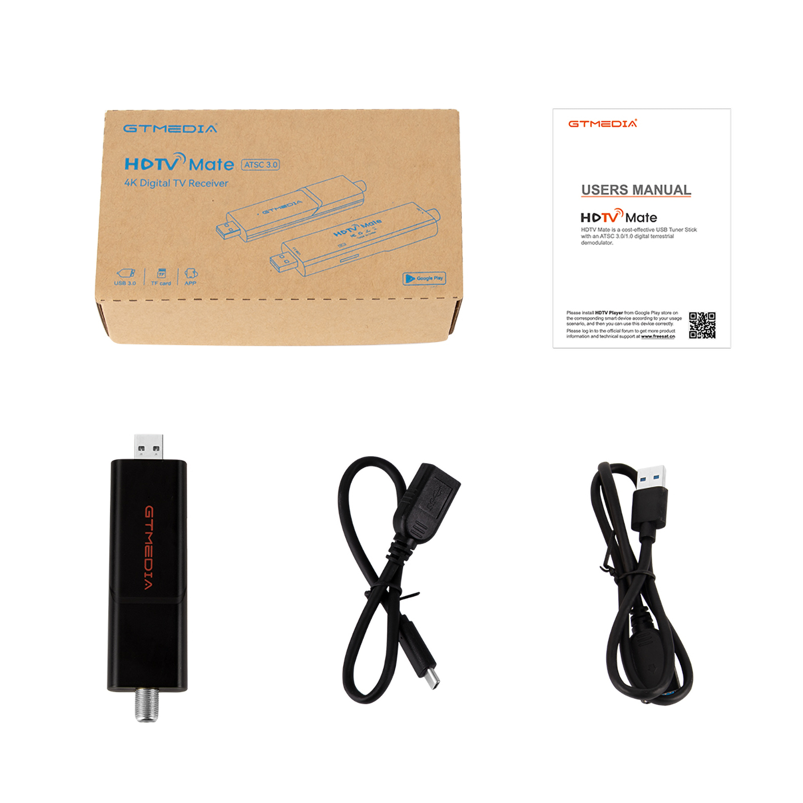 GTMEDIA HDTV Mate 4K デジタルテレビ受信機 チューナー Gtmedia HDTV MATE ATSC 3.0