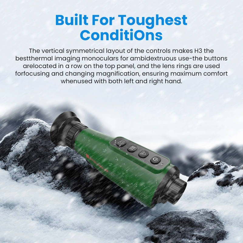 H3 Thermal Imaging Monocular – 384x288 Resolution with AI Super Resolution