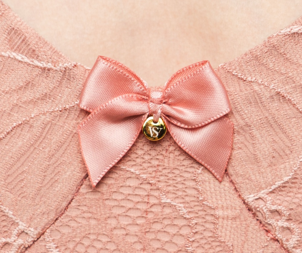 Silky satin Bodysuit （RosePink）