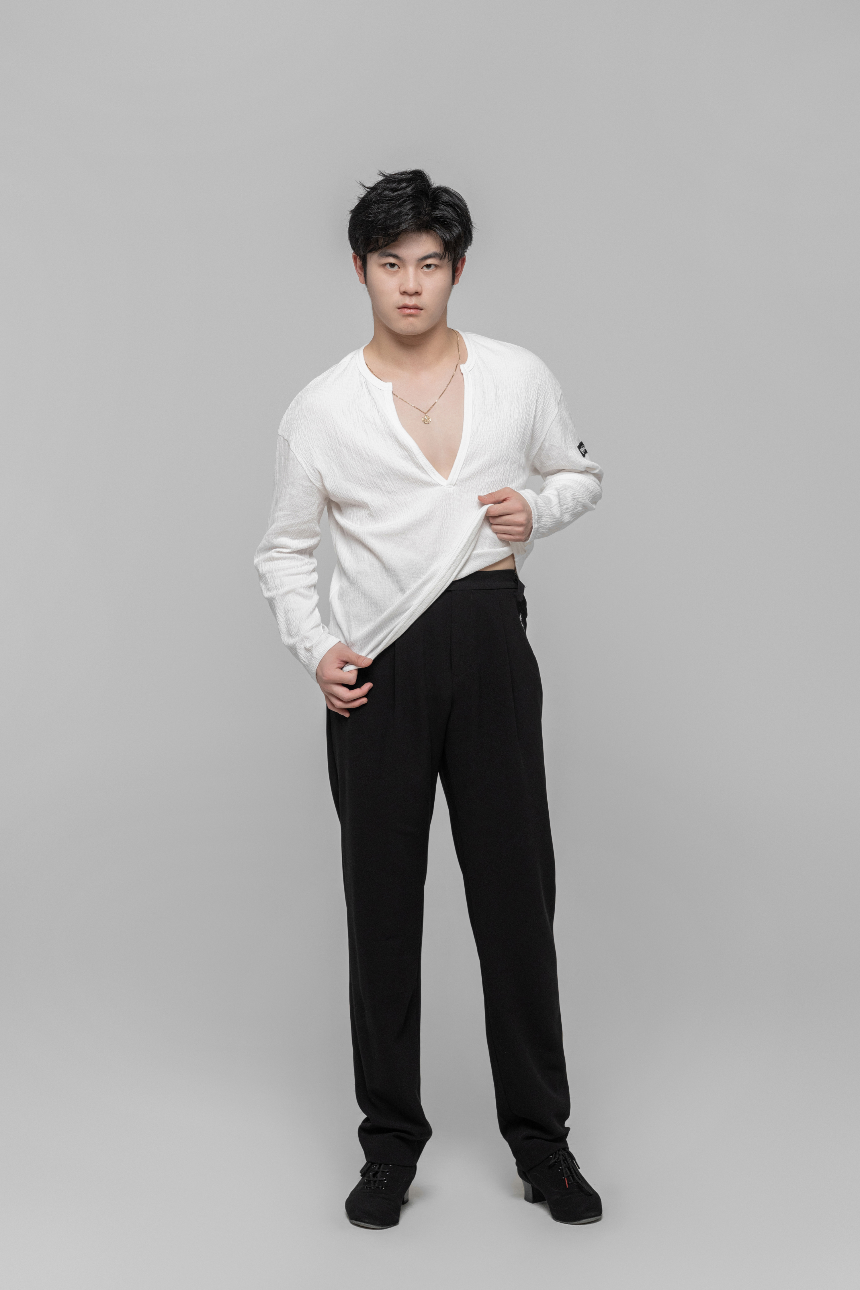 Men's Textured Top (White)