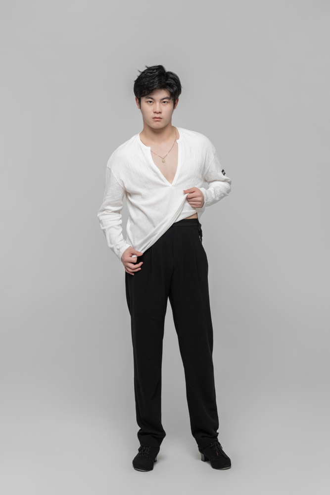 Men's Textured Top (Black)