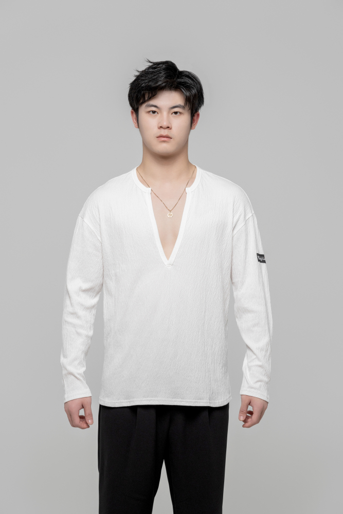 Men's Textured Top (Black)