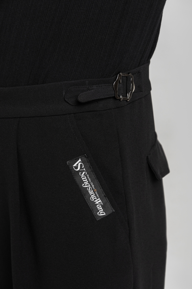 Men's Beauty Strip Button Top (White)