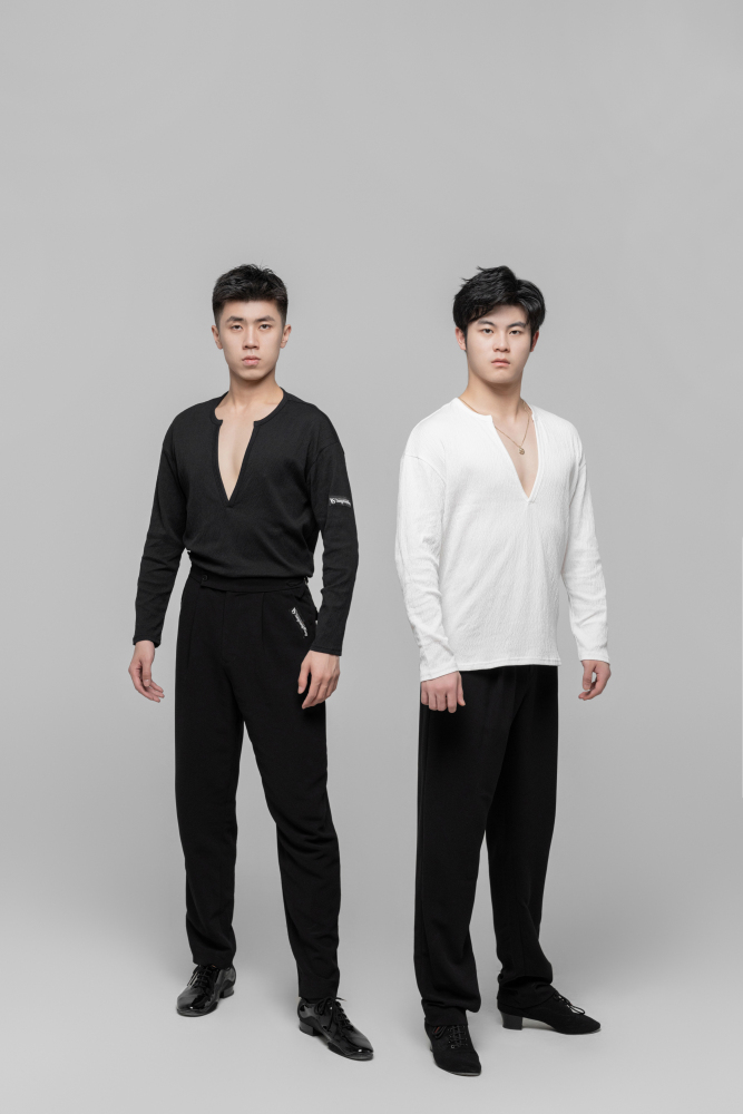 Men's Textured Top (Black)