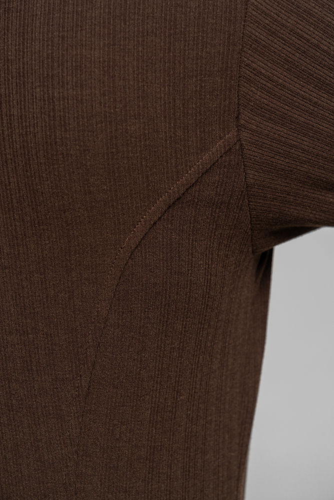 Men's Beauty Strip Button Top (Black)