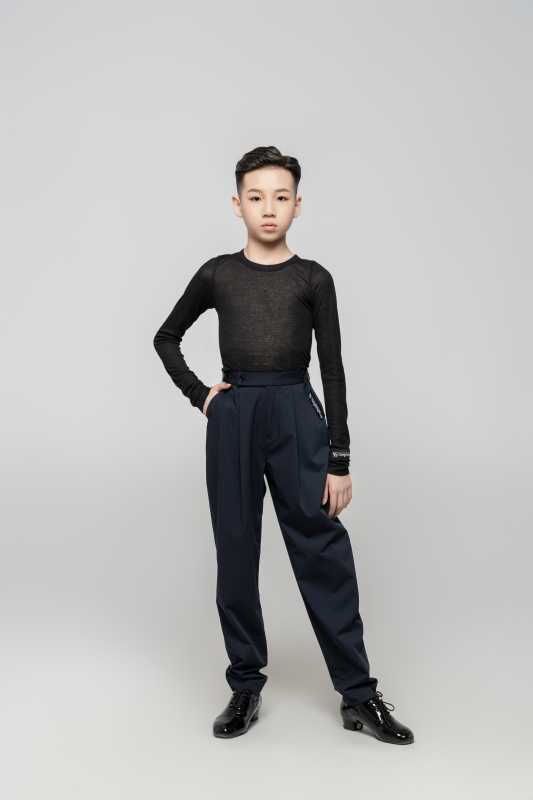 Boy's double-rings Cool pants (Texture Gray)