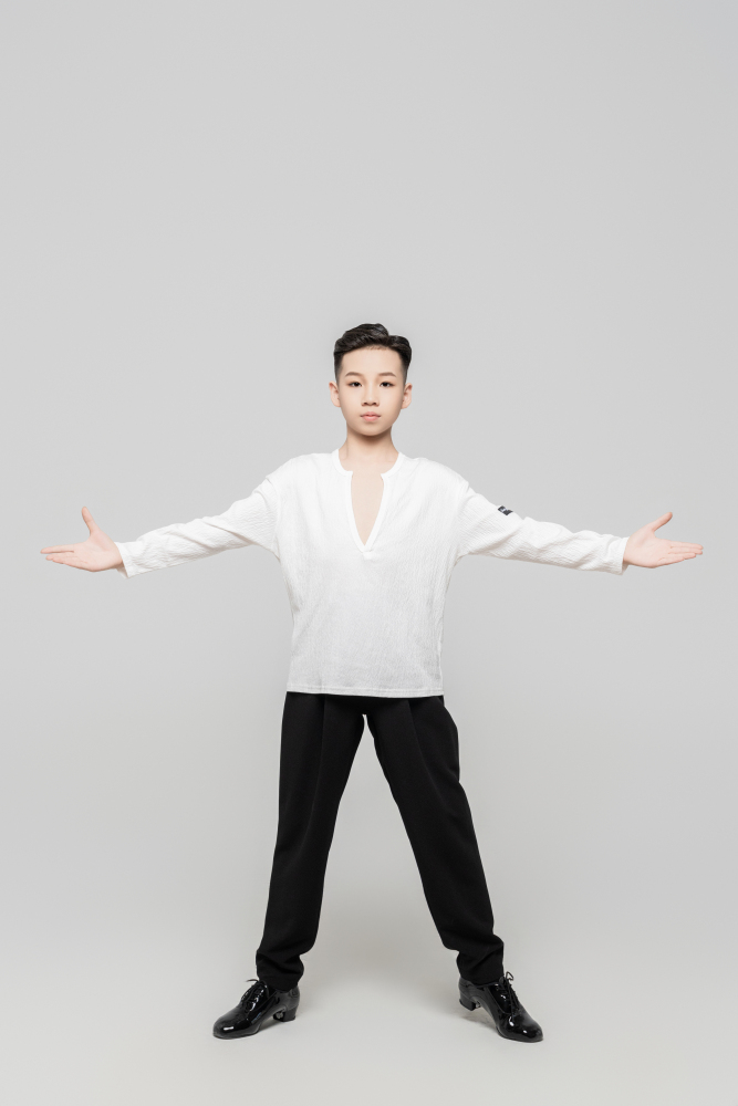 Boy's Textured Top (Black)