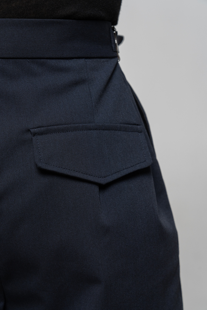 Boy's double-rings Cool pants (Navy Blue)