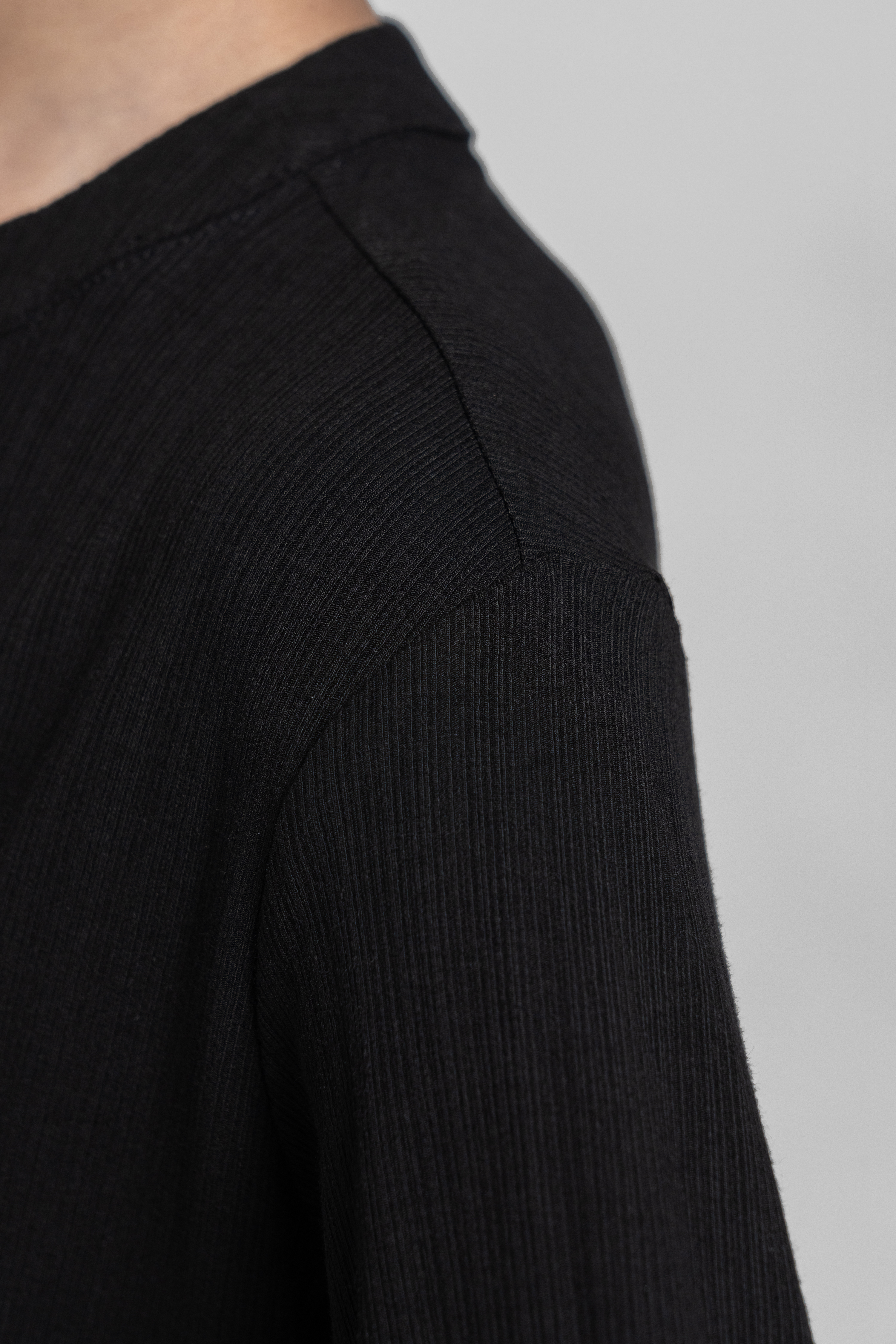 Boy's Beauty Strip Button Top (Black)