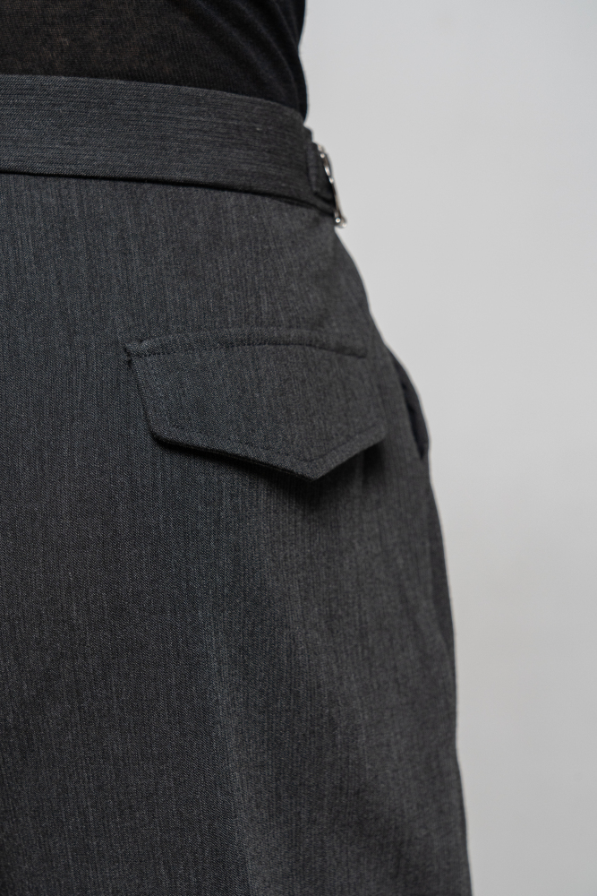 Boy's double-rings Cool pants (Texture Gray)