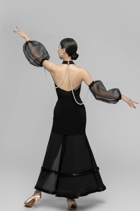 Pearl detachable Sleeve Decoration（Black）