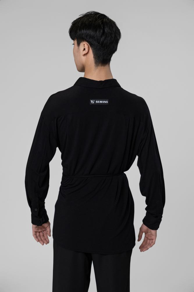 Man tie shirt （Black）