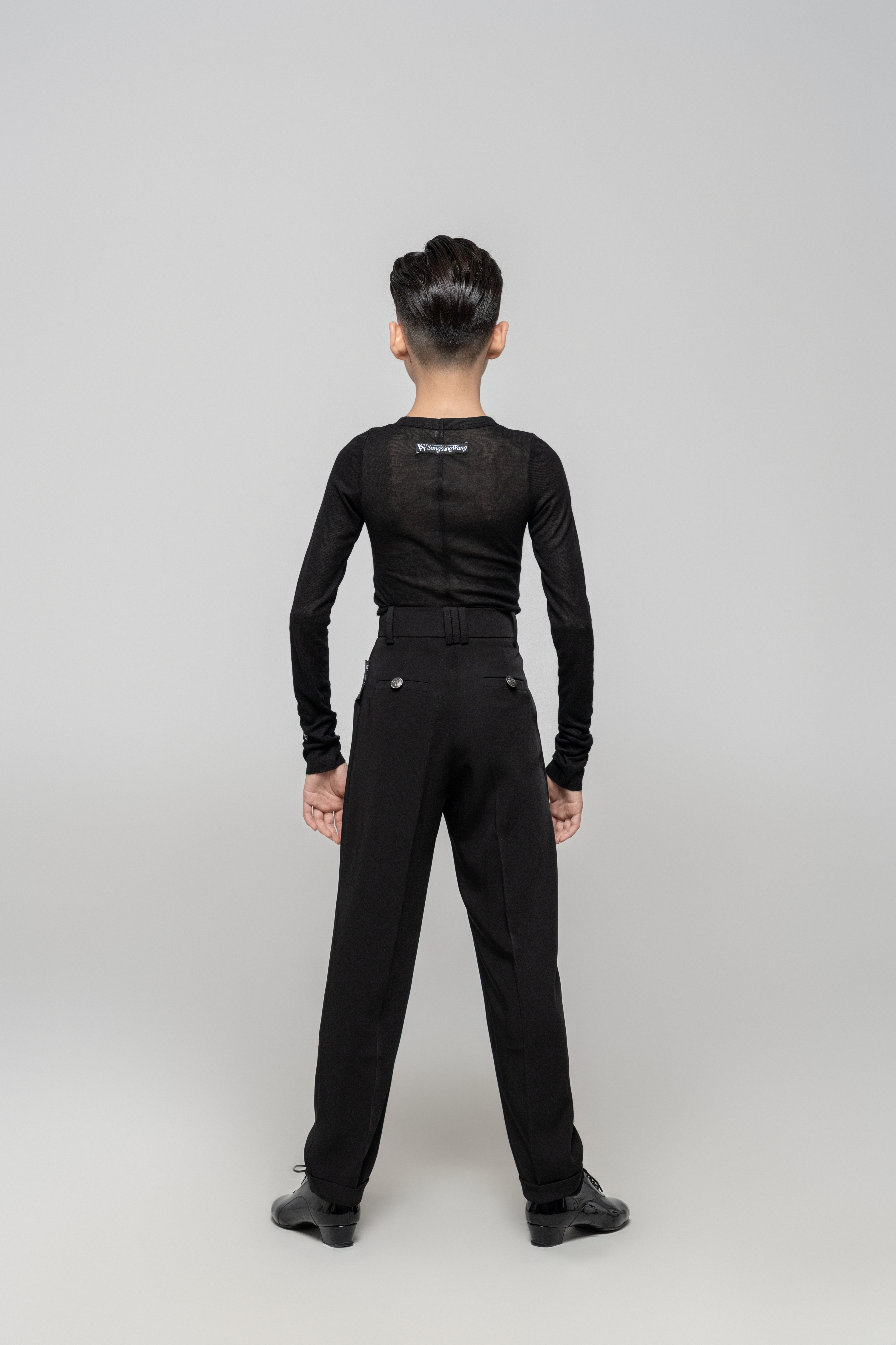 Boy Multipurpose suit trousers(Black)