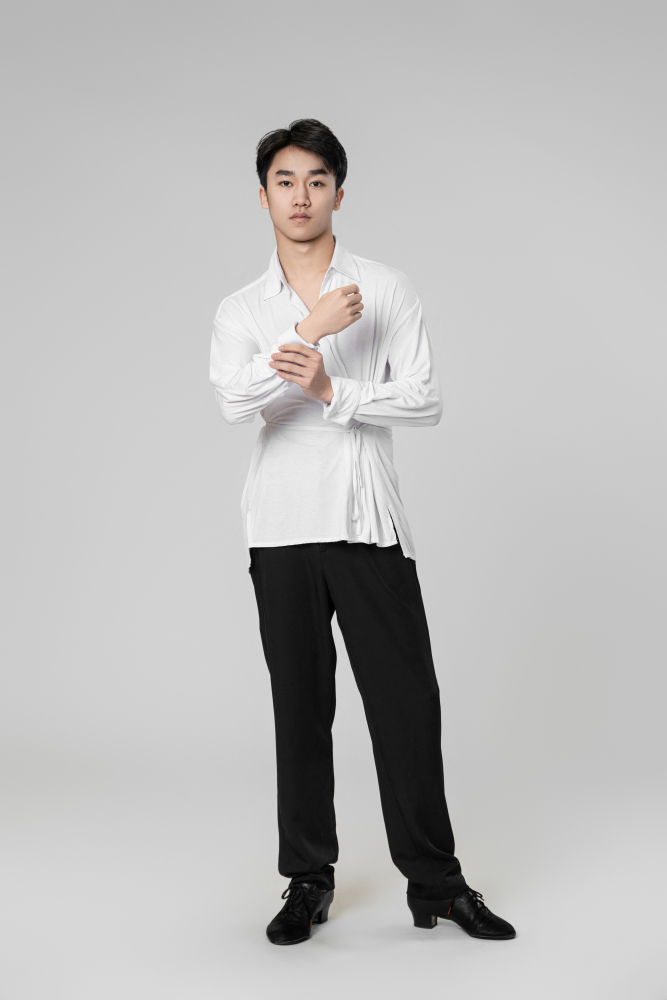 Man tie shirt （Black）