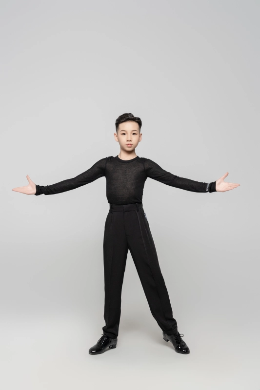Boy Multipurpose suit trousers(Black)