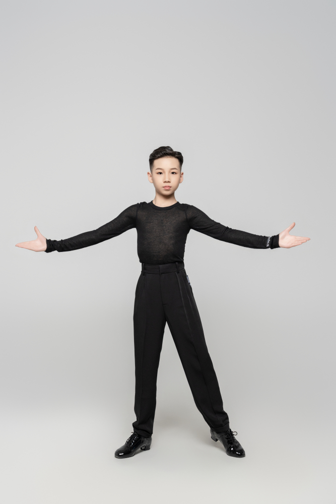 Boy Multipurpose suit trousers(Black)