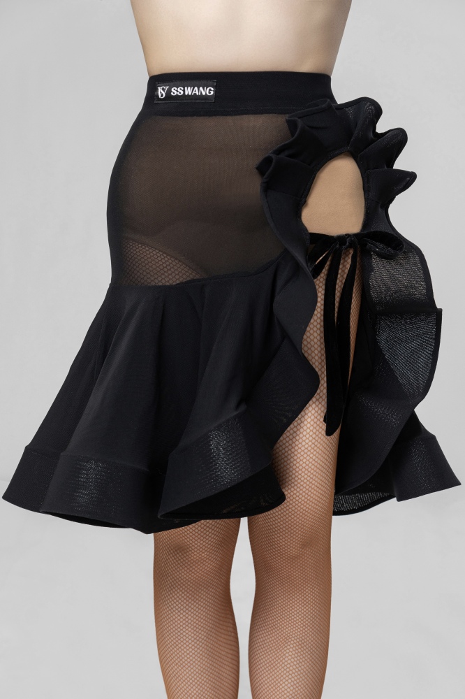 Gauze lace-up skirt（With underpants）