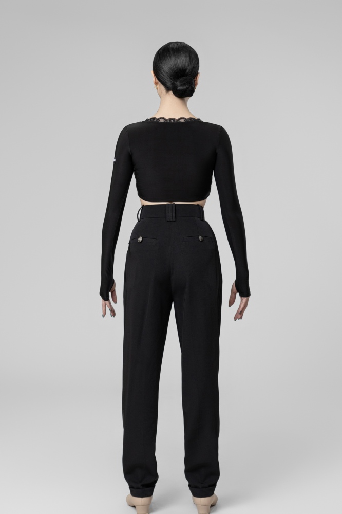 Woman Multipurpose suit trousers(Black）