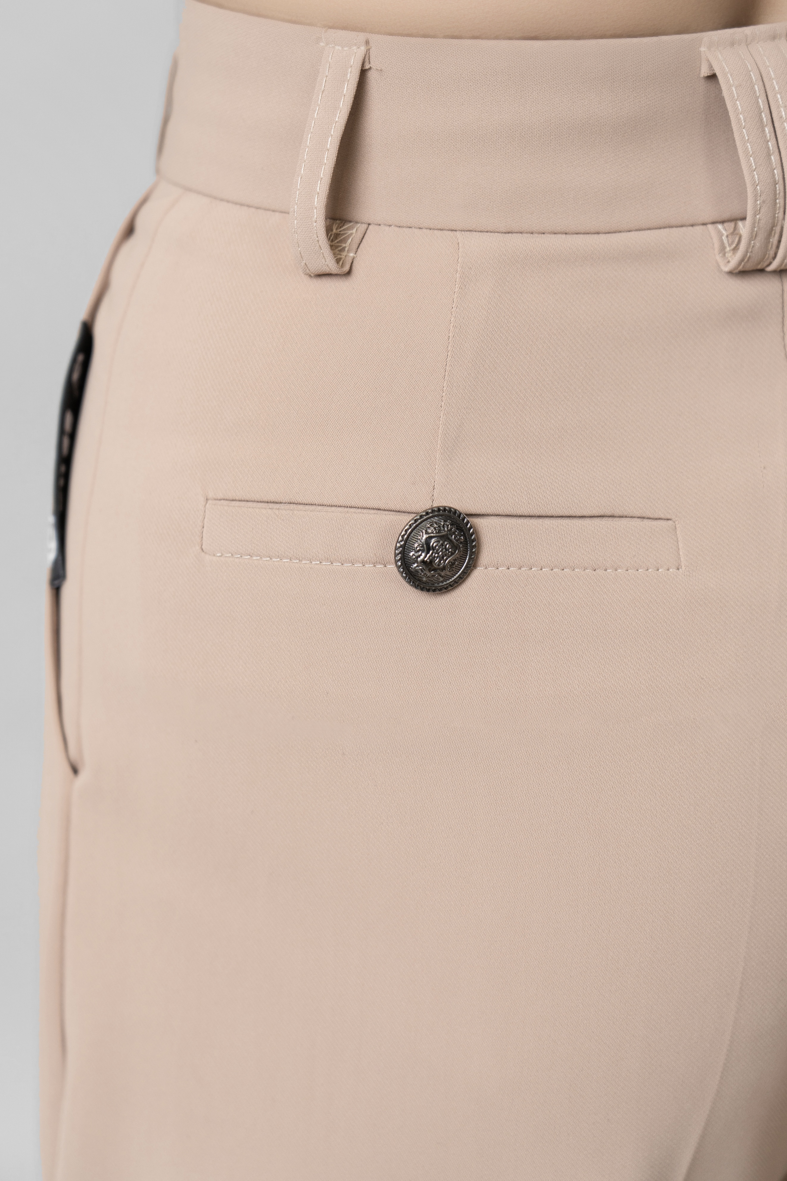 Woman Multipurpose suit trousers(Creamy yellow）