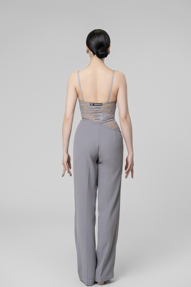 Velvet flared crotch trousers（Black）