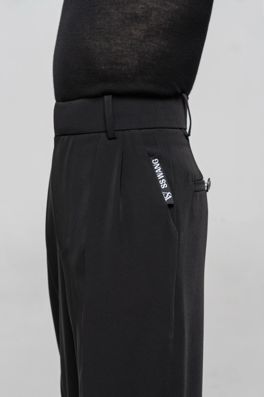 Boy Multipurpose suit trousers(Black)