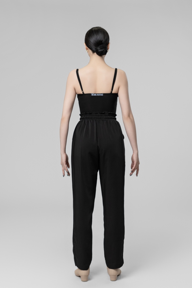 Woman  Drawstring pants（Black）