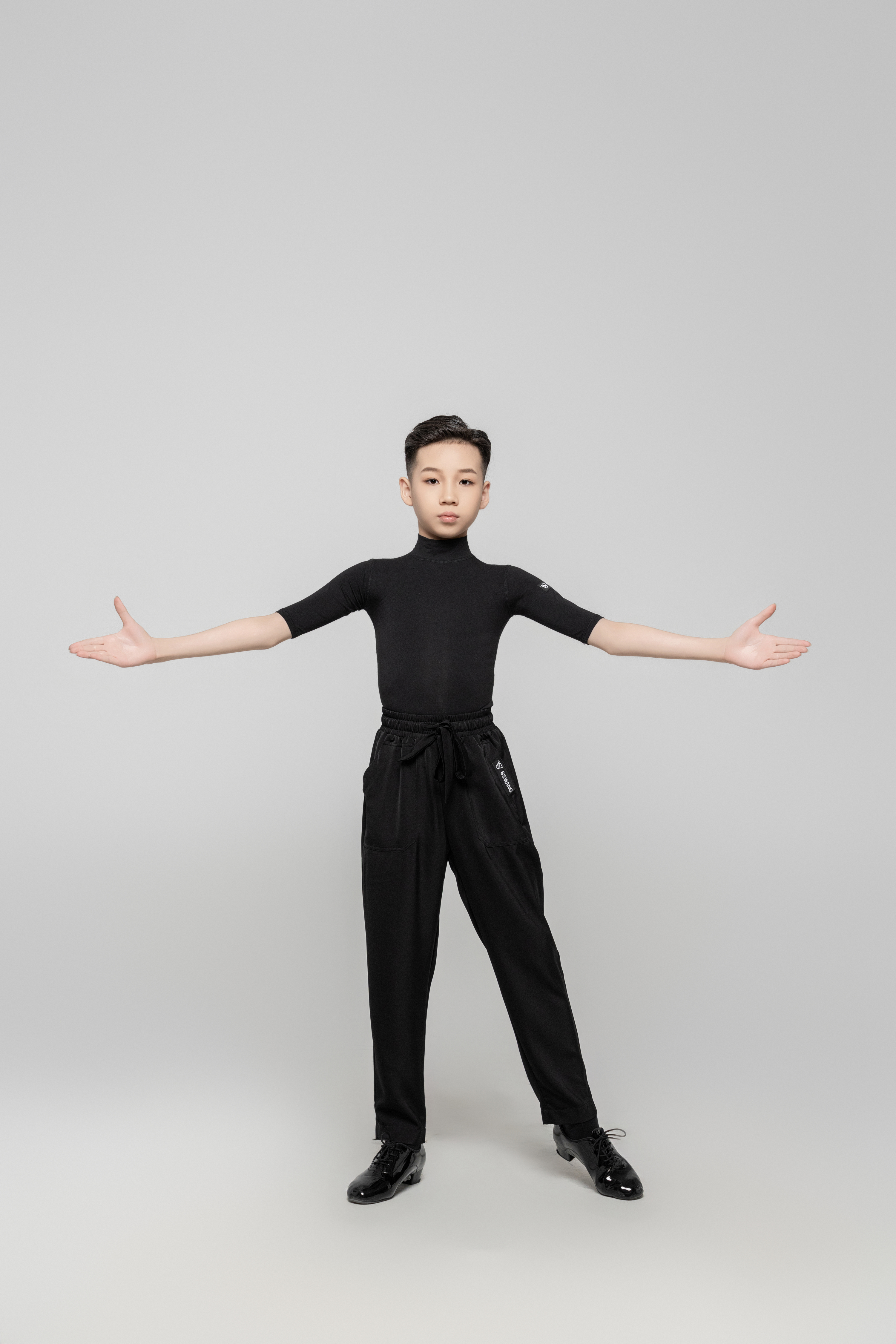 Boy Drawstring pants（Black）