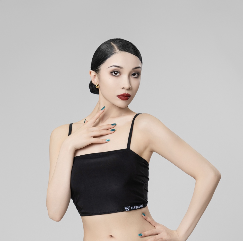 Back tiny twist tie suspenders