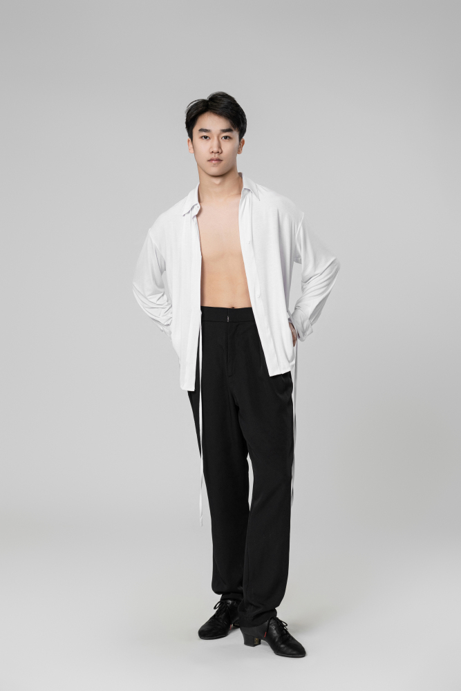 Man tie shirt （Black）