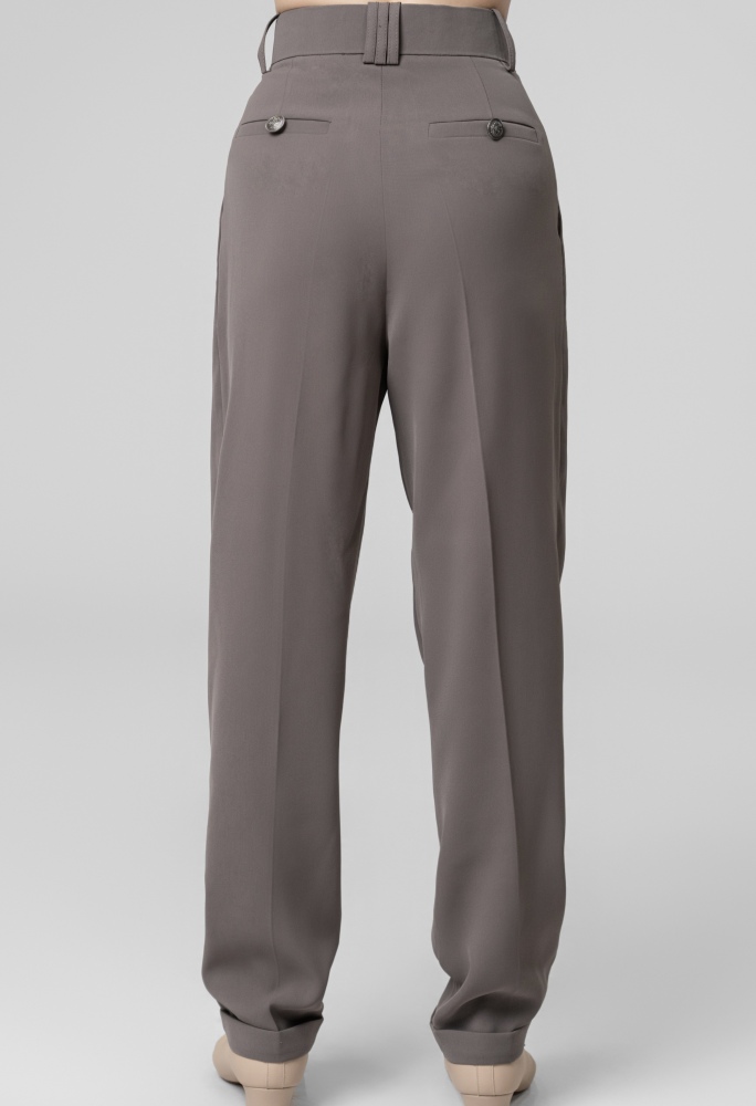 Woman Multipurpose suit trousers(Coffee Gray）