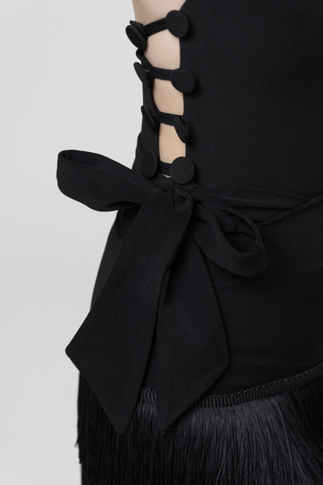 Multi-button cutout sleeveless Bodysuit