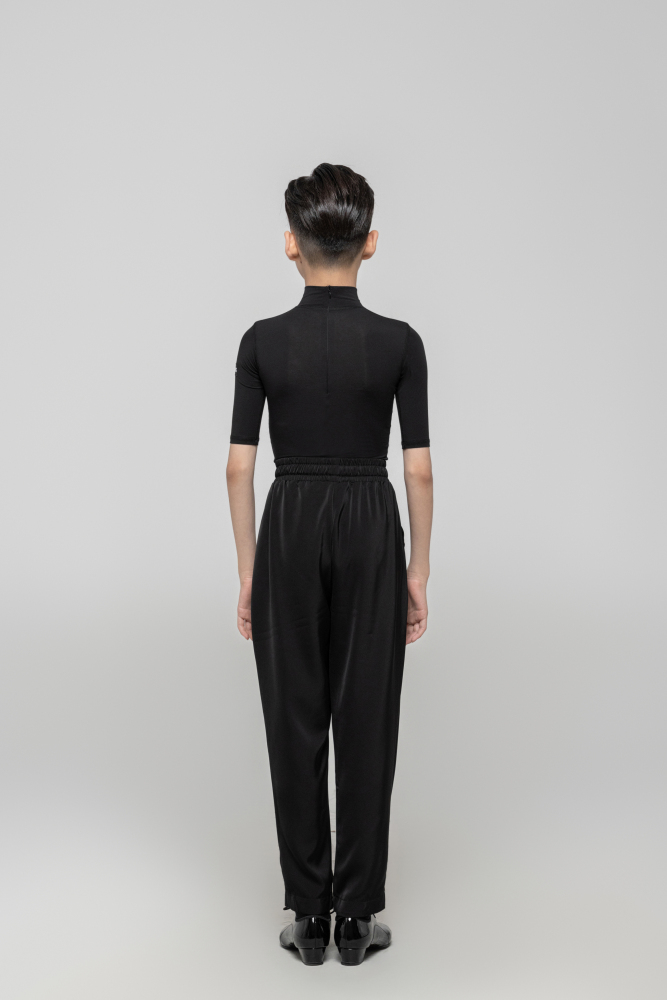 Boy Drawstring pants（Black）