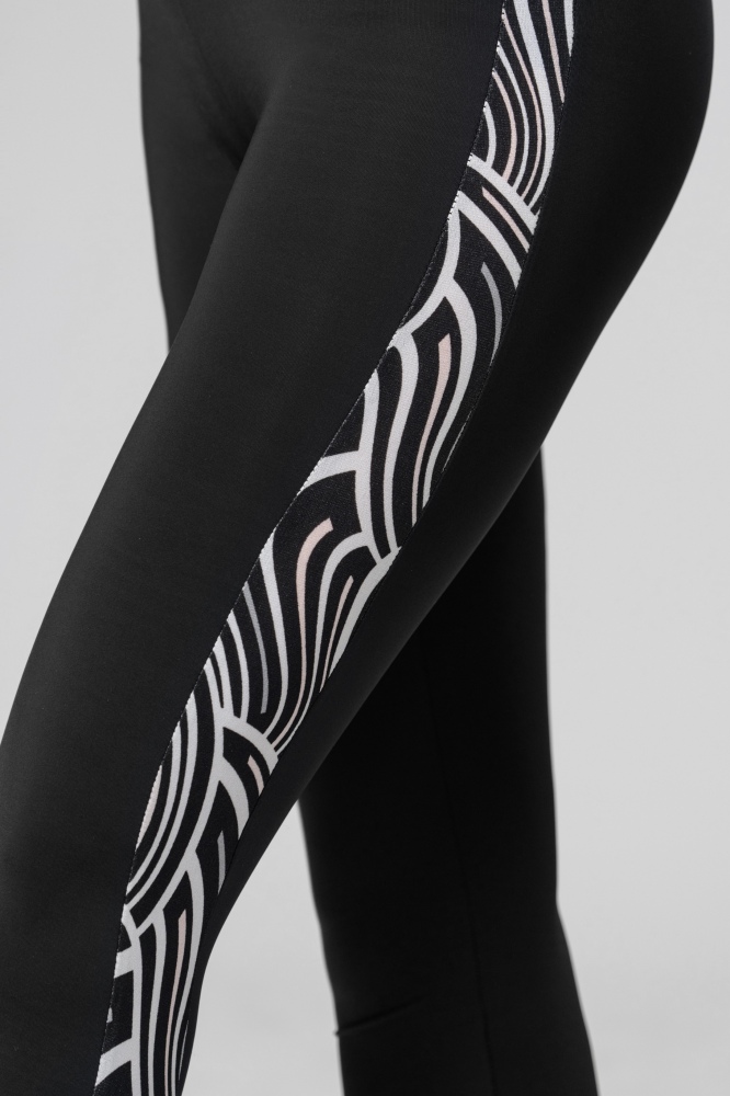 Sleeveless open back paneled pants suit（Water ripple）