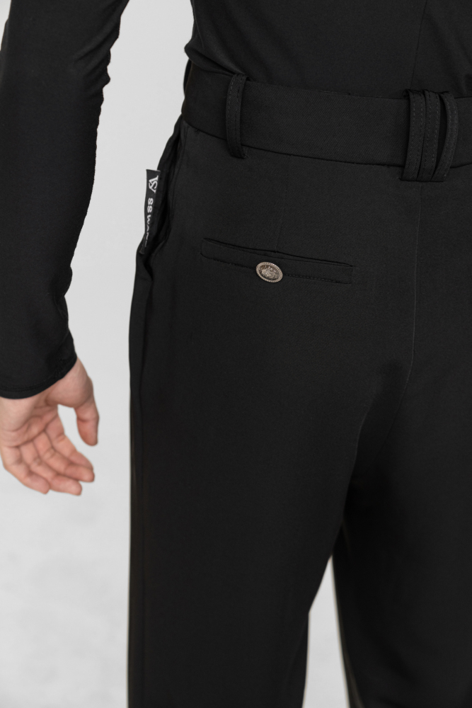 Man Multipurpose suit trousers(Black)