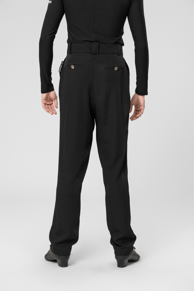 Man Multipurpose suit trousers(Black)