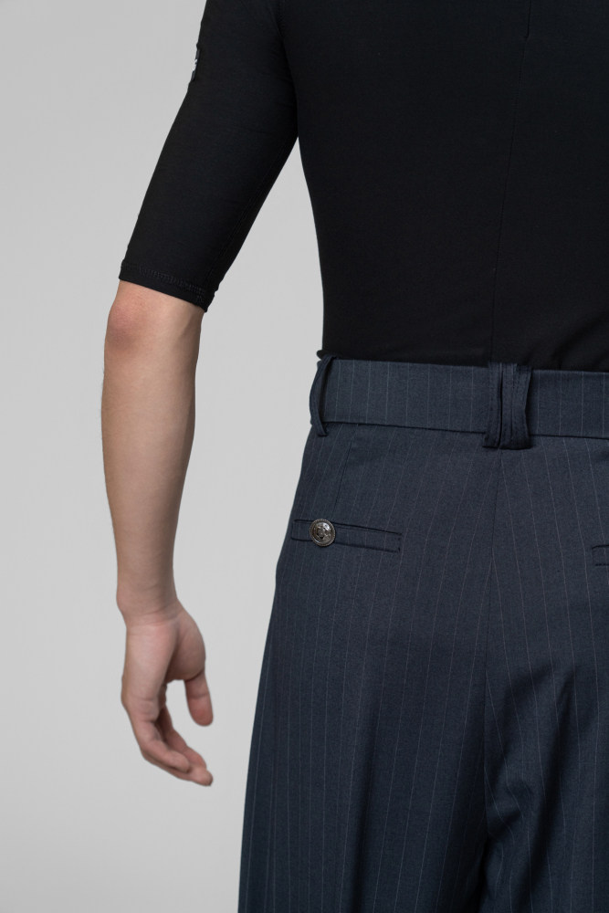Man medium sleeves high collar（Black）