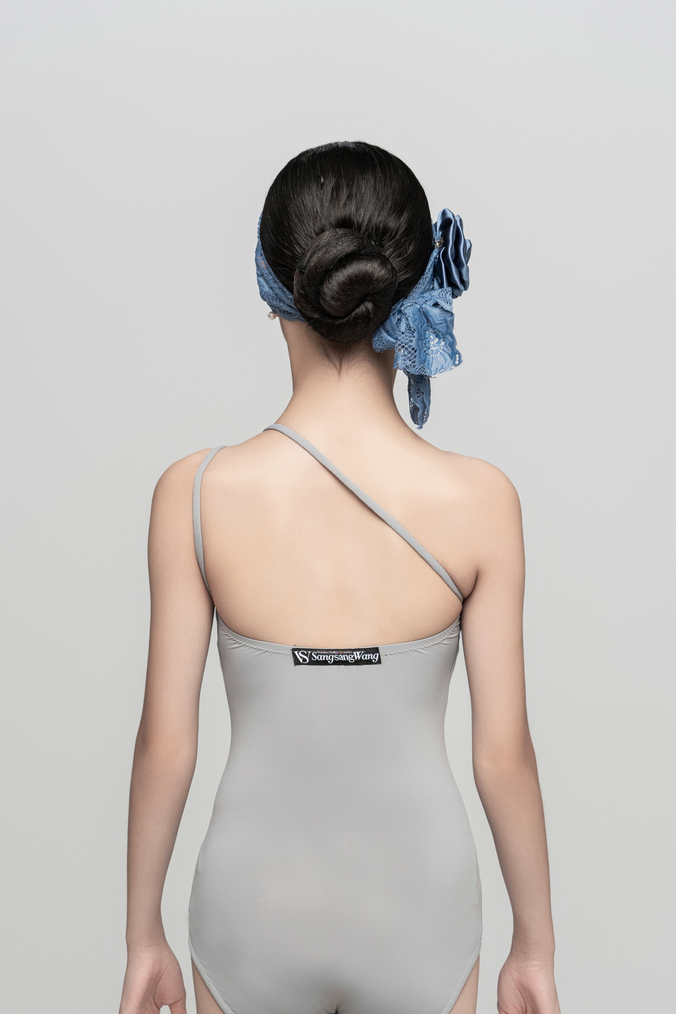 Off-shoulder Detachable Bodysuit (Black Purple)#231013