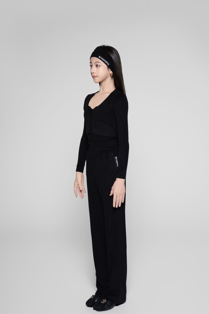 Girls Super Comfortable Double-Faced Fleece Cardigan (with Headband)